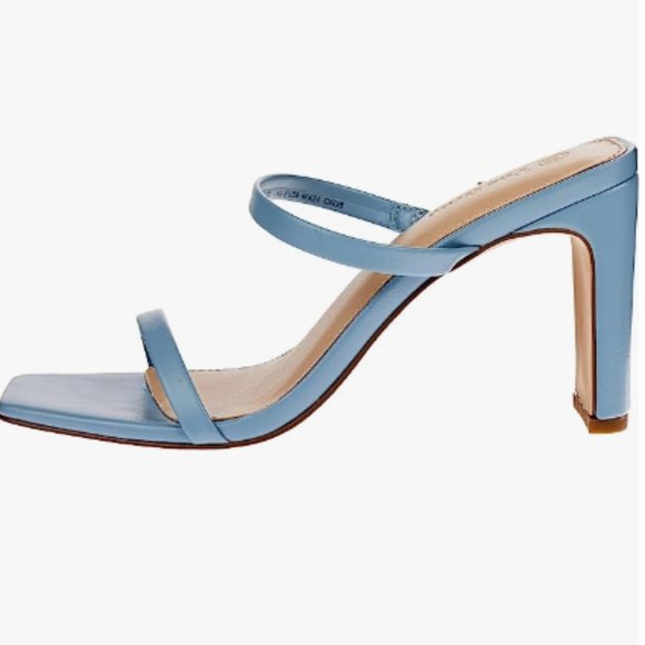 The Drop Women's Avery Square Toe Two Strap High Heeled Sandal - Picture 2 of 3